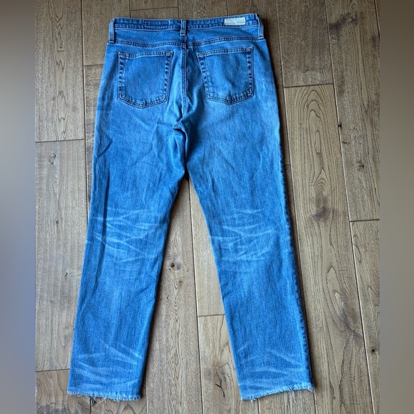 AG Jeans Isabelle High Rise Straight Crop In 20 Year Duplicity size 29R - Picture 10 of 11